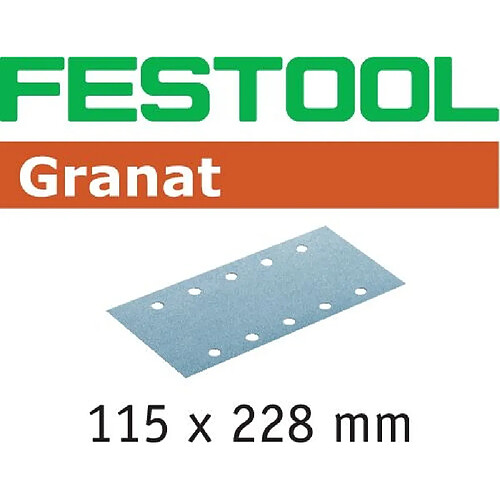 Abrasifs FESTOOL STF 115X228 P240 GR - Boite de 100 - 498951