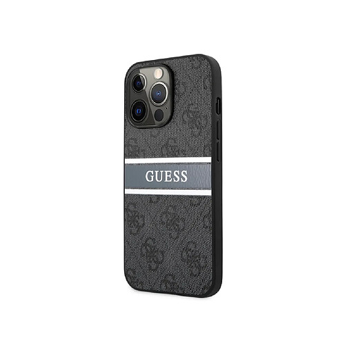 Guess Maroquinerie Guess Coque iPhone 13 Pro Stripe Gris