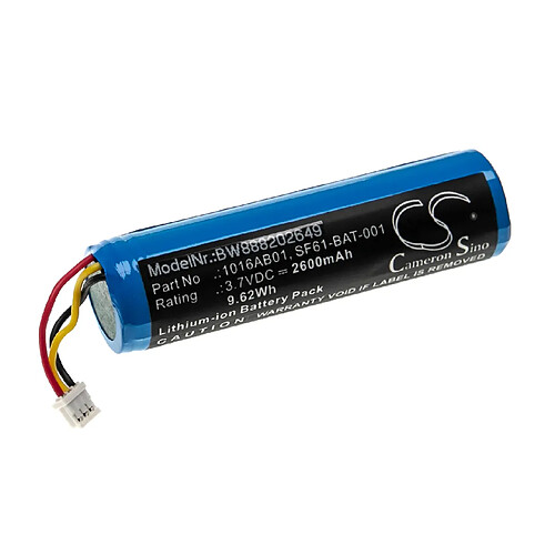 vhbw Batterie compatible avec Intermec SF61, SF61b scanner de code-barre POS (2600mAh, 3,7V, Li-ion)