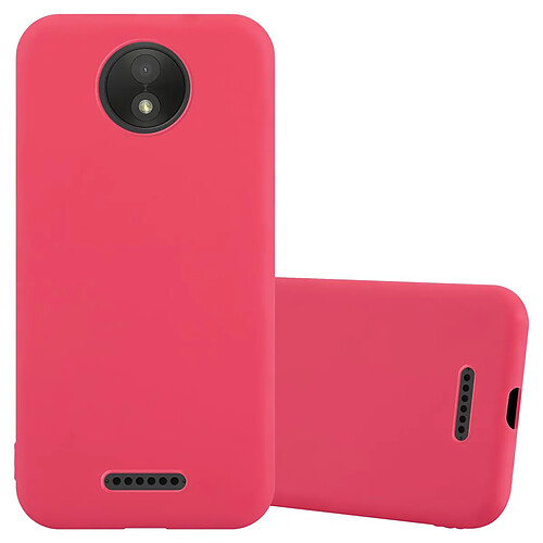 Cadorabo Coque Motorola MOTO C PLUS Etui en Rouge