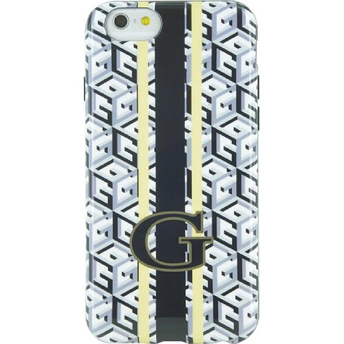 Guess Maroquinerie Coque semi-rigide Guess imprimé cubique noir et blanc pour iPhone 6 et iPhone 6S