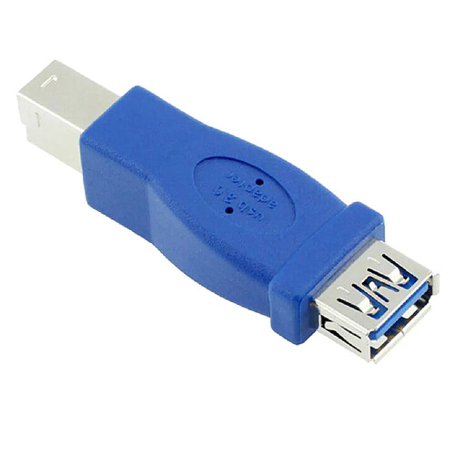 Adaptateur D'imprimante USB, Connecteur D'impression USB 3.0 Type A Femelle Vers USB B Mâle Scanner D'imprimante D'ordinateur, Convertisseur D'adaptat