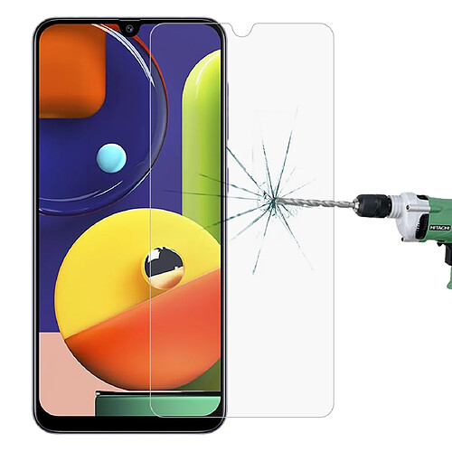 Wewoo Film de verre trempé de non plein écran pour Galaxy A50s 2.5D