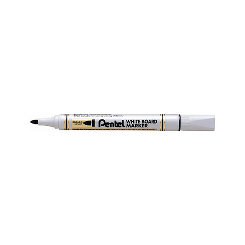 Pentel Marqueur pour tableau blanc MW85, pointe ogive, noir ()