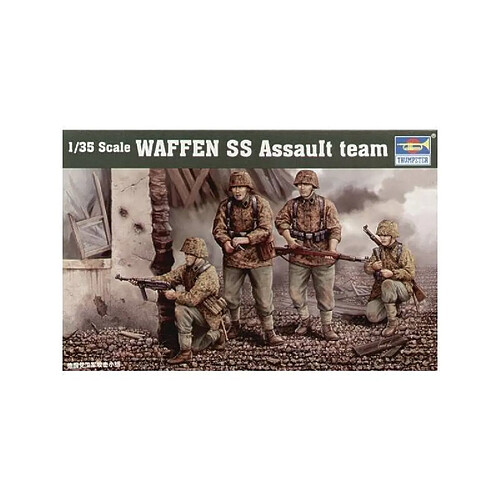 Trumpeter Figurine Mignature Waffen Ss Assault Team 1/35ème