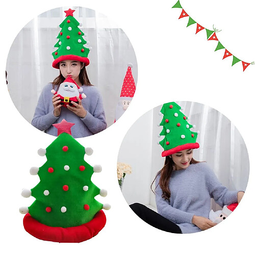 Wewoo Chapeau d'arbre de Noël adulte drôle Décoration de NoëlFournitures de fête