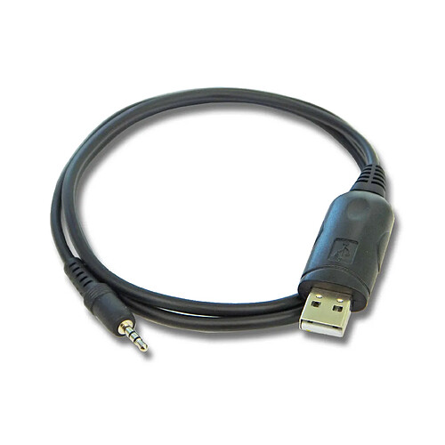 vhbw USB-Câble programmateur pour Talkie-walkie Motorola Pacer Plus, PR400, PRO3150, SKS 245, SP66, VL130. Remplace: PMKN4004, AAPMKN4004, DSK001C706.