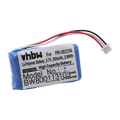 vhbw batterie Li-Polymer 800mAh (3.8V) pour appareil photo caméra GoPro Hero HWBL1, CHDHA-301 comme PR-062334.