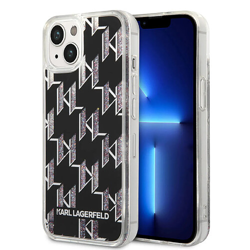 Karl Lagerfeld Coque arrière en TPU pour iPhone 14 Plus - noir