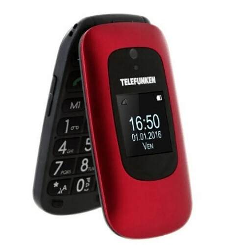 Téléphone Portable TM 250 IZY Telefunken, Rouge