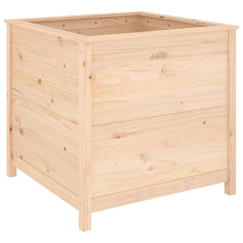 Maison Chic Jardinière,Bac à fleurs - pot de fleur 82,5x82,5x78 cm bois de pin massif -GKD38297