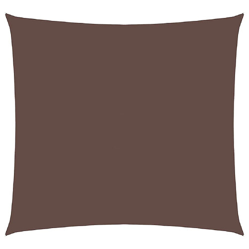 ComfortXL Voile De Parasol Tissu Oxford Carré 4x4 M Marron