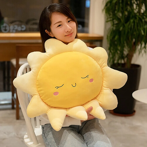 Universal 60cm adorable peluche coussin soleil douce remplissage peluche kawaii coussin fille enfant cadeau | oreiller de luxe