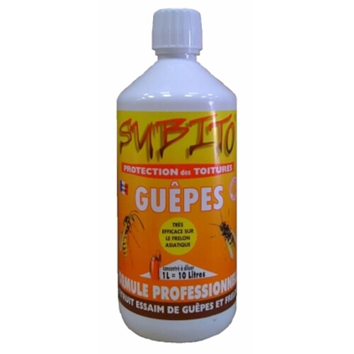 Répulsif concentré anti quêpes/frelons special toiture - 1l - sguepe1 - SUBITO