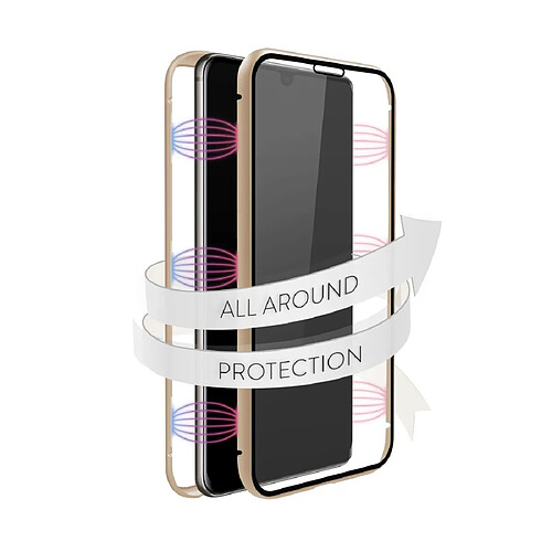 White Diamonds Coque de protection ""360° Glass"" pour Samsung Galaxy A41, or