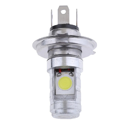 H4 COB LED 12W Ampoule En Céramique Moto Hi / Lo Lampe D'avertissement de Phare