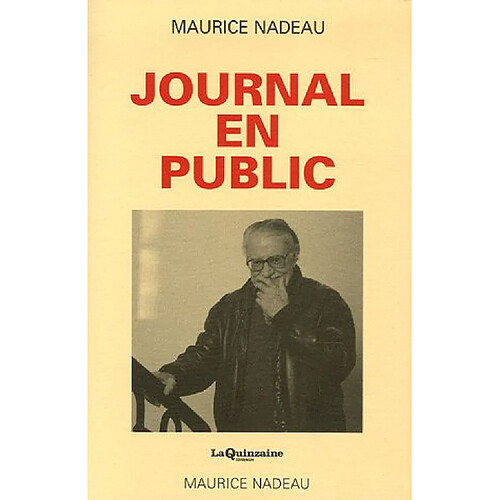 Journal en public · Occasion