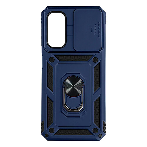 Avizar Coque pour Galaxy A54 5G avec Cache caméra et Bague Support Vidéo Bleu