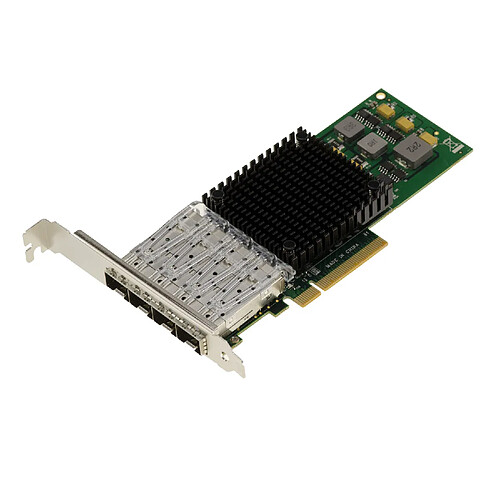 Kalea-Informatique Carte PCIe Réseau LAN 10G Fibre SFP+ 4 Ports CHIPSET BROADCOM BCM57840