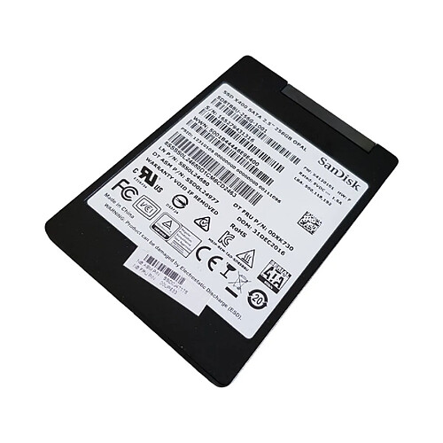 256Go SSD SANDISK X400 SATA 2.5" 256GB OPAL SD8TB8U-256G-1001 · Reconditionné