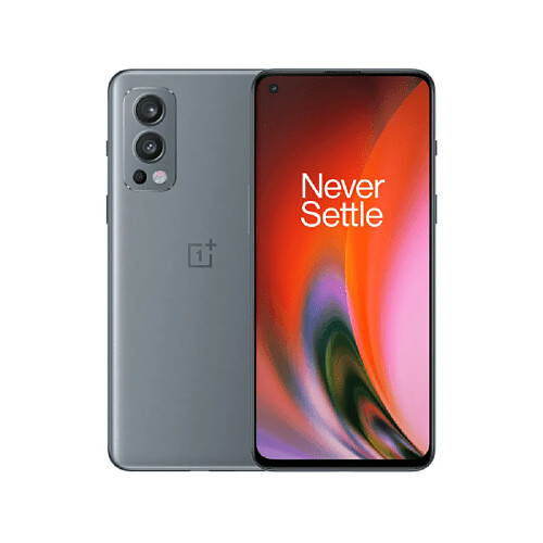 OnePlus Nord 2 Téléphone Intelligent 6.43" FHD+ MediaTek Dimensity 1200-AI 8Go 128Go Android 11 Gris