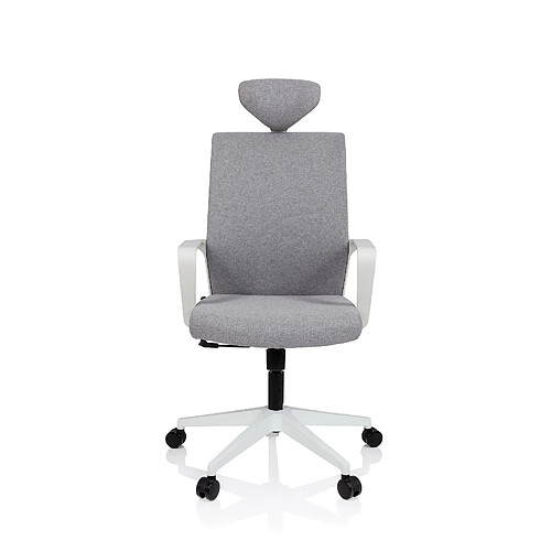 Chaise de bureau / Siège pivotant MINO Tissu Gris hjh OFFICE