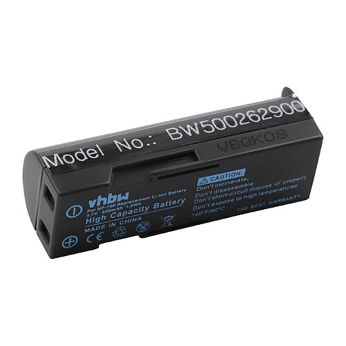 vhbw Batterie compatible avec Sanyo Xacti VPC-A5 appareil photo APRN (500mAh, 3,7V, Li-ion)