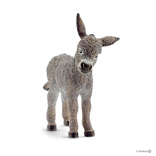 SCHLEICH Farm World Figurine éducative poulain âne pour enfants de 3 à 8 ans