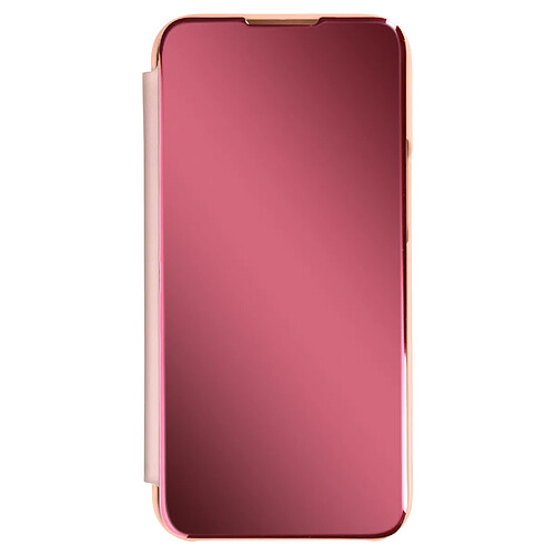 Avizar Étui Clear View iPhone 13 Pro avec Clapet Miroir Support Vidéo rose