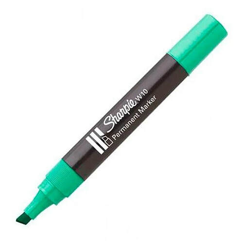 Marqueur permanent Sharpie W10 Vert 12 Unités