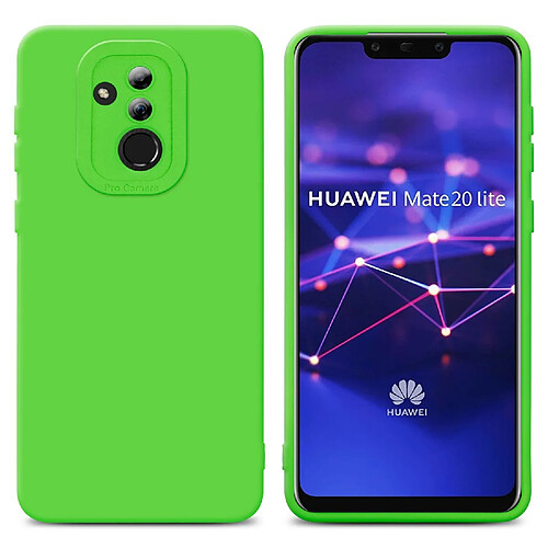 Cadorabo Coque Huawei MATE 20 LITE Etui en Vert