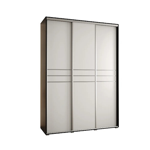 Abiks Meble Armoire Davos 10 À Portes Coulissantes 235,2/180/45 3 Portes