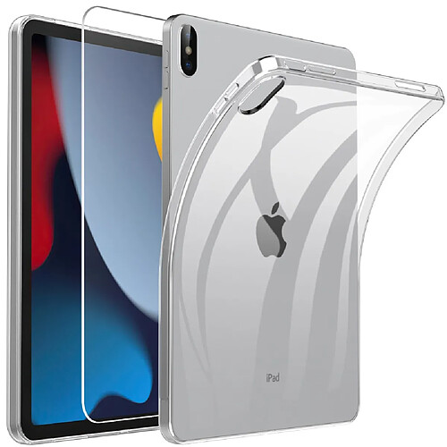 Coque en TPU avec bord en arc 2.5D pour votre iPad 10.9 (2022) - transparent