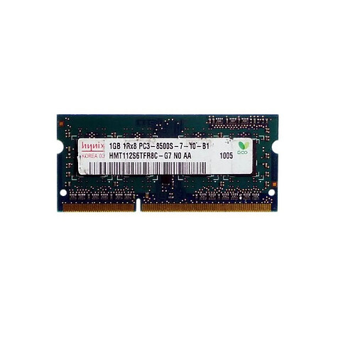 1Go RAM PC Portable SODIMM Hynix HMT112S6TFR8C-G7 DDR3 PC3-8500S 1066MHz CL7 · Occasion