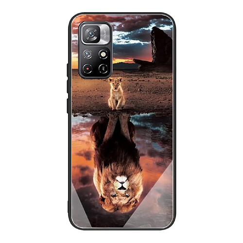 Coque en TPU anti-rayures Lion pour votre Xiaomi Redmi Note 11/Poco M4 Pro 5G