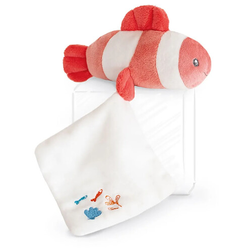 Poisson mignon avec doudou corail - Doudou et compagnie