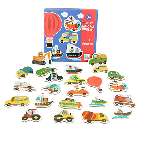 Puzzles Assortis Pour Les Enfants De 2 à 4 Ans Transport De Jouets éducatifs En Bois