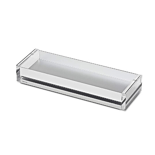 MAUL plumier elegant MAULacro 1 rayon Acrylique Aluminium 208 x 32 x 70 mm transparent 1966005 1 pièce