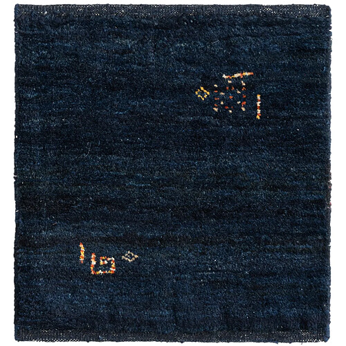 Vidal Tapis de laine 50x45 Bleu Gabbeh