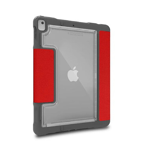 stm goods Étui Folio pour iPad 10,2" Dux Plus Duo Renforcé avec Emplacement Apple Pencil Rouge