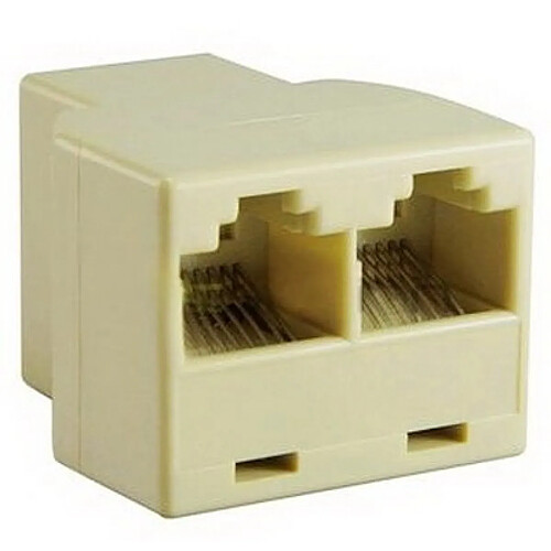 Wewoo RJ45 1x2 Ethernet Connecteur Splitter