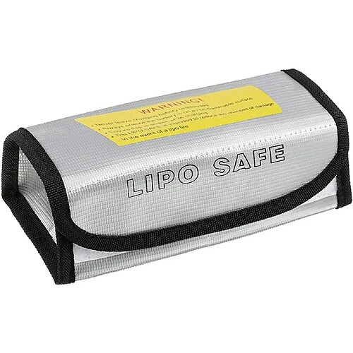 Lipo Bag Sac de batterie ignifuge idéal pour charger des batteries Lipo résistantes au feu, (taille 185 x 75 x 60 cm)