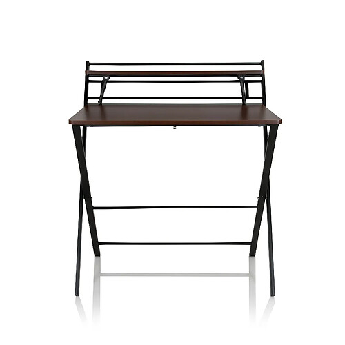 Bureau EASY CLAP 92 x 84 Noir / Noyer hjh OFFICE