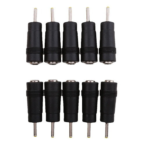 10Pcs DC Power Adaptateur Mâle Prise À Femêlle Chargeur Connecteur Mobile