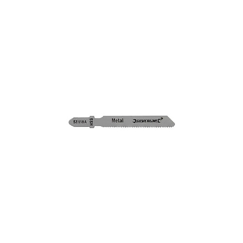 5 lames de scie sauteuse LU 50 mm HSS pour le métal - 234444 - Silverline