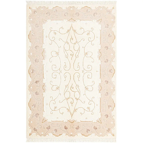 Vidal Tapis de laine 183x119 beige Darya