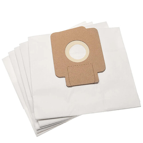 vhbw 5 sacs papier compatible avec Candy CFS5161 018, CTF 2003 011 aspirateur 16,5cm x 18cm