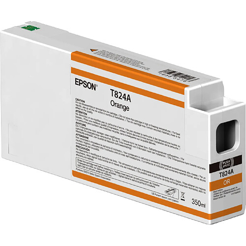 Epson Singlepack Orange T824A00 Singlepack Orange T824A00 UltraChrome HDX 350ml