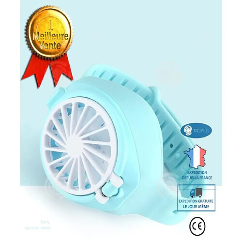 INN® Ventilateur de montre pour enfants Chargement USB petit ventilateur Ventilateur de montre silencieux portable