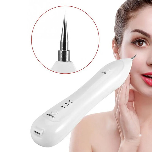 Wewoo Dispositif de soins de beauté pour enlever les verrues de tache de rousseur du visage avec un stylo plasma laser USB